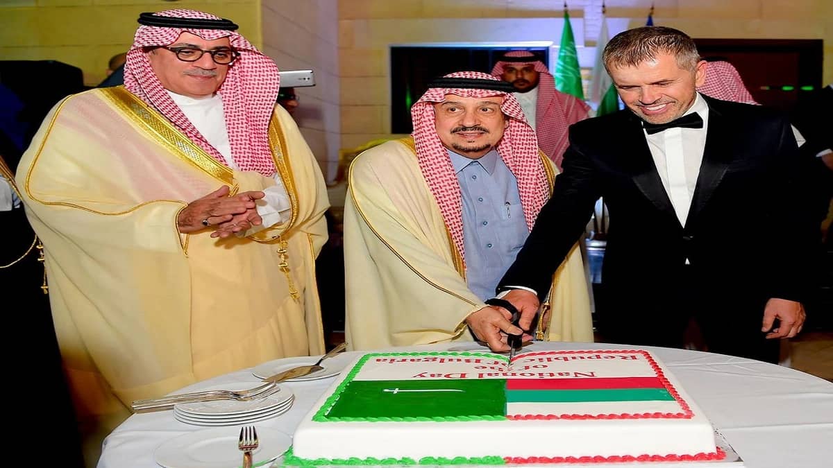 سمو أمير منطقة الرياض يشرف حفل سفارة جمهورية بلغاريا لدى المملكة