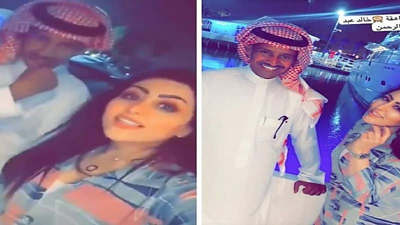 شاهد.. منال العيسى تمازح الفنان خالد عبد الرحمن: "خذني زوجة رابعة لك"