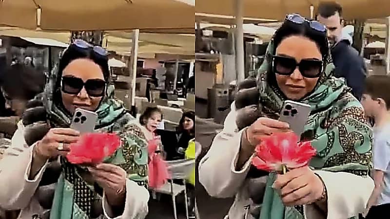 مبارك الهاجري يُذيب قلب أحلام بكلمة وردة.. فيديو