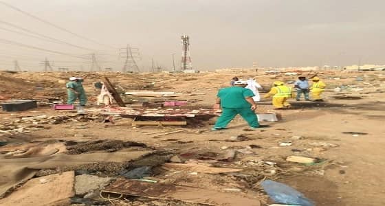 بالصور.. إزالة 11 مسلخ مخالف وإغلاق مستودع ومعمل نجارة بالرياض