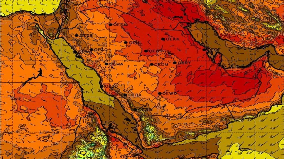الأرصاد تؤكد استمرار الموجة الحارة على المنطقة الشرقية