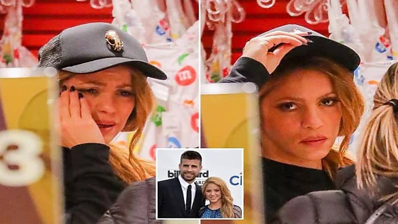 شاهد.. شاكيرا تبكي في محل شهير بالولايات المتحدة