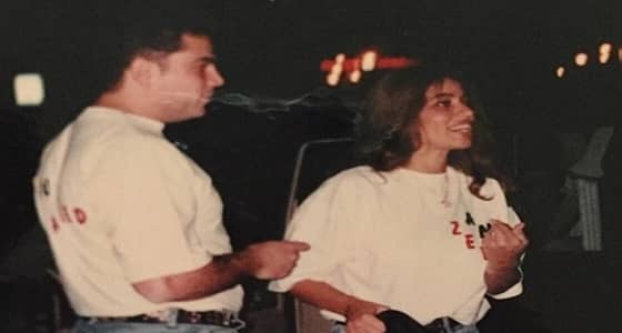 صورة النجم عمرو دياب وزوجته تثير غضب دينا الشربيني