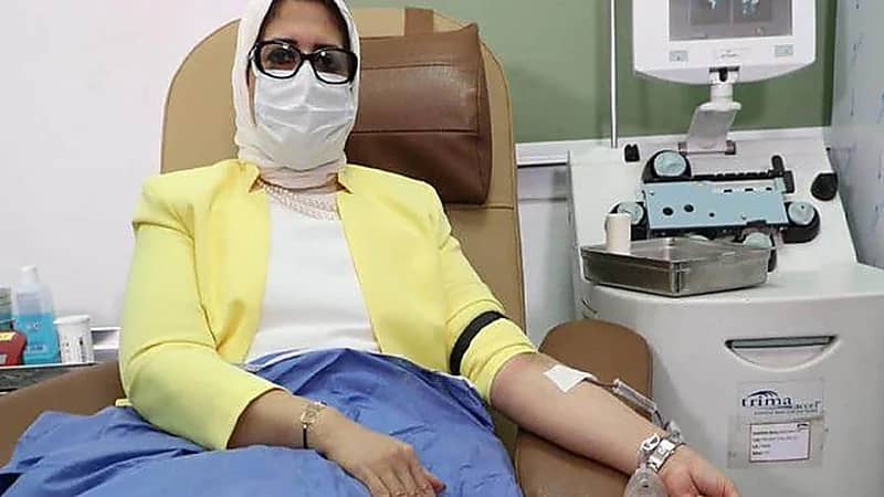 وزيرة الصحة المصرية تتعرض لأزمة قلبية 