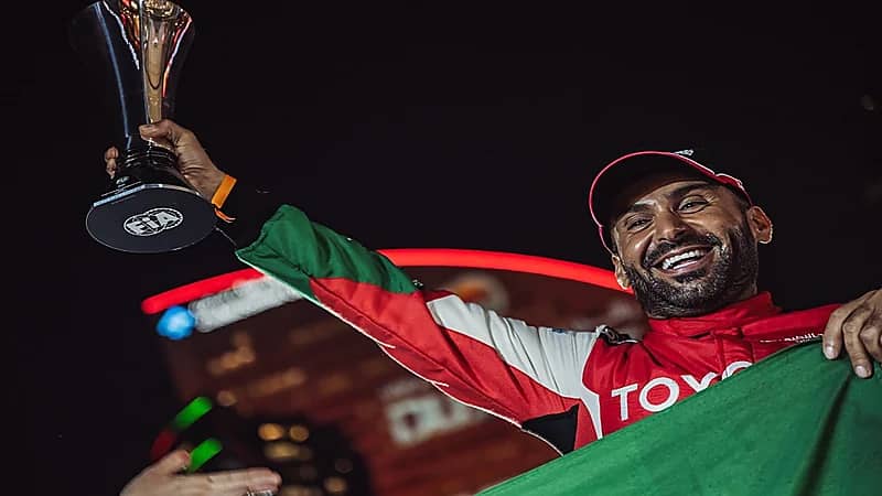 "الراجحي" بطل رالي دبي الصحراوي