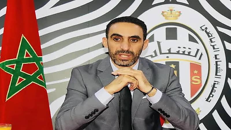 الاتحاد المغربي يعاقب رئيس نادي الشباب البيضاوي بالإيقاف 3 سنوات