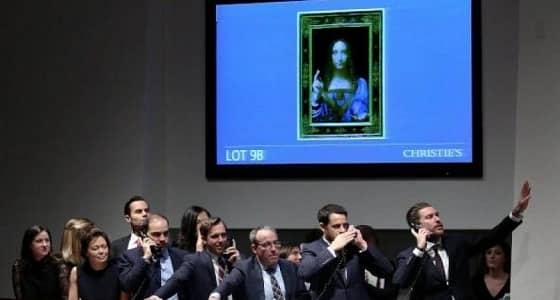 بالفيديو .. 450 مليون دولار ثمن لوحة رسمها دافنشي