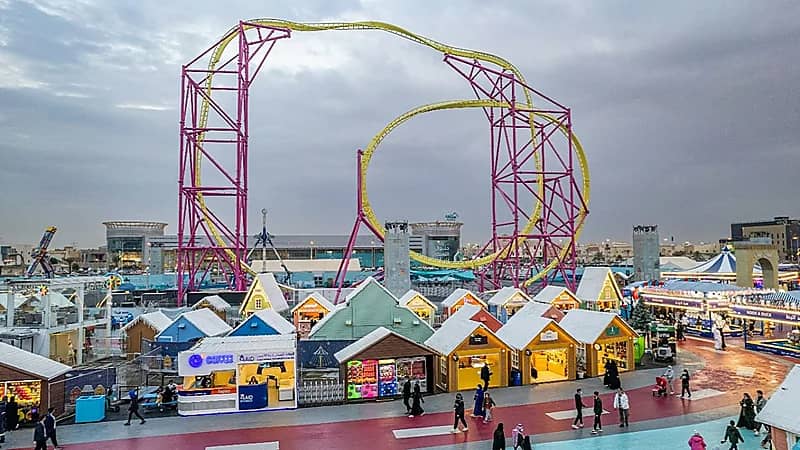 بالفيديو.." سكاي لوب " تنضم إلى ألعاب " ونتر وندرلاند " بموسم الرياض