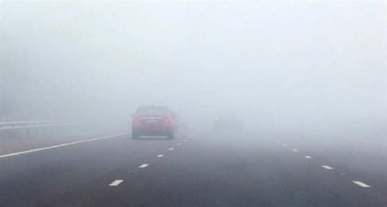 ضباب على منطقتين يؤثر على الرؤية الأفقية حتى الصباح