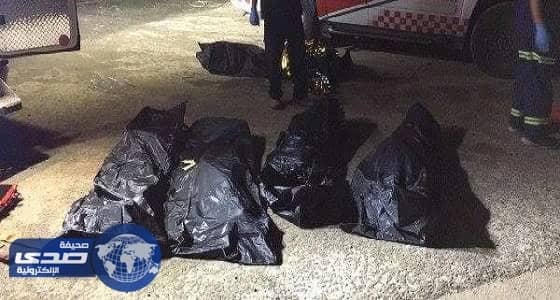 وفاة 6 شبان غرقا في سقوط مركبة في شاطيء الرامس بـالقطيف