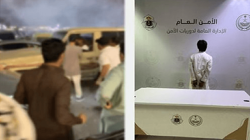 القبض على شخص لصدمه مركبات عمدًا وإطلاق النار في الهواء بالرياض
