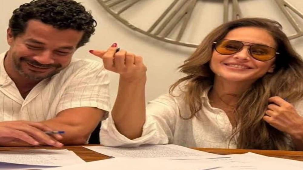 نيللي كريم تكشف حقيقة ارتباطها بـ شريف سلامة