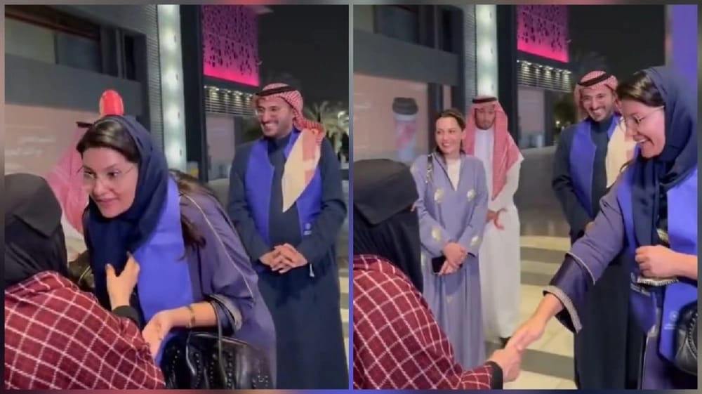 الأميرة ريما تتفاعل مع سيدة مسنة قدمت لها التحية.. فيديو