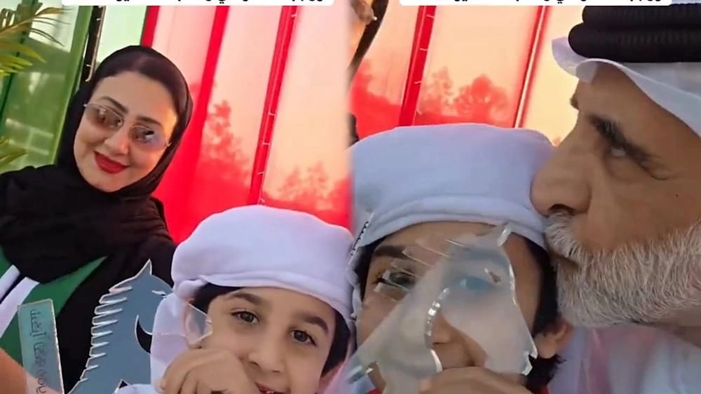 أحدث ظهور للفنانة هيفاء حسين برفقة زوجها وطفلها..فيديو