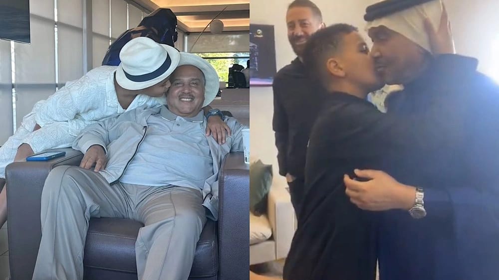 محمد عبده يخطف الأنظار بلحظات رومانسية دافئة مع أبنائه.. فيديو