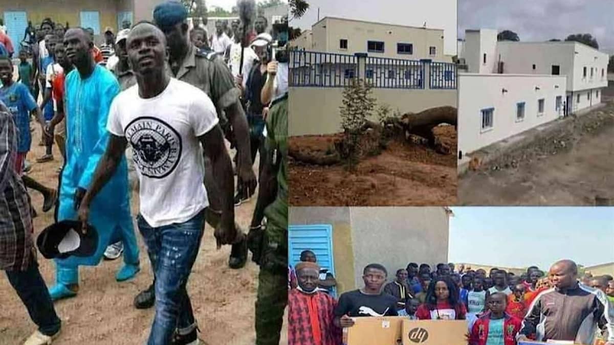 ساديو ماني يدفع راتباً شهرياً لجميع أفراد قريته