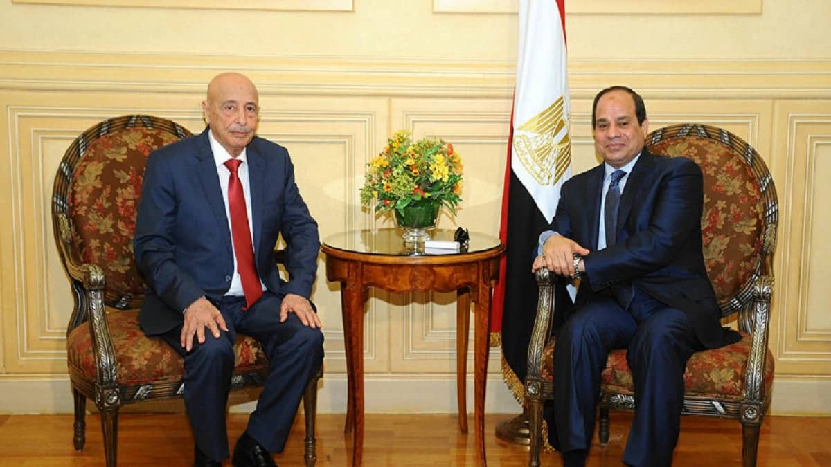 عقيلة صالح: سنطلب مساندة الجيش المصري لنظيره الليبي رسمياً