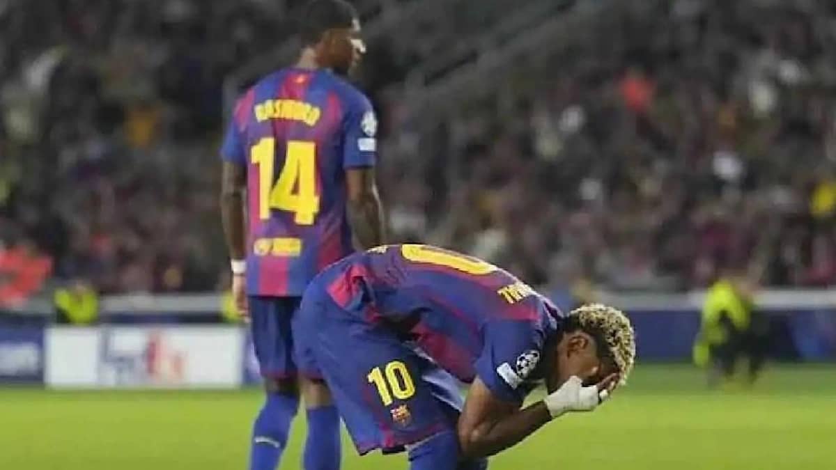 لامين يامال يواجه موجة سخرية بسبب التنفيذ الكارثي لضربة ثابتة.. فيديو