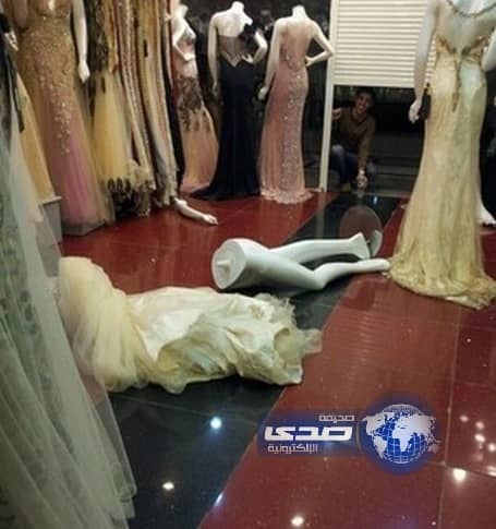 مضاربة نسائية عنيفة داخل محل بيع فساتين الأعراس بجدة