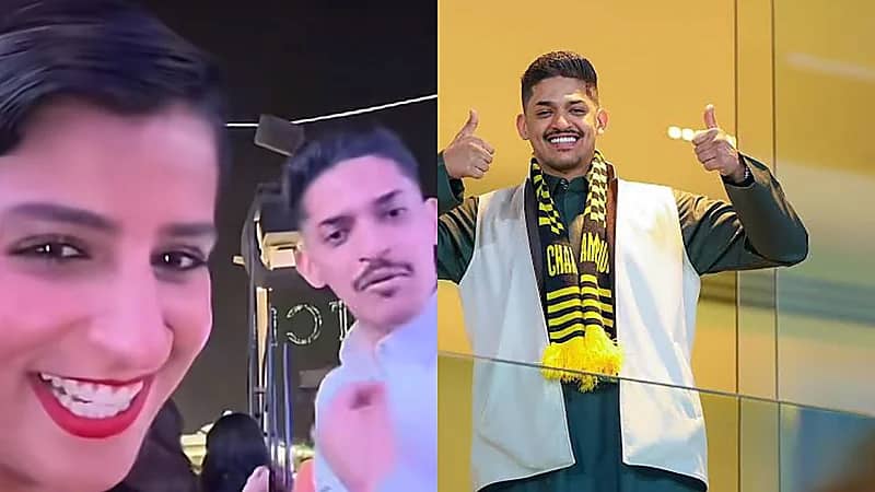 المشجع الاتحادي فيصل اليامي لـ نوره العميري: هلا بشبيهتي .. فيديو