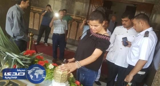 بالصور.. تفاصيل مشادة سما المصري مع أمن ضريح جمال عبد الناصر