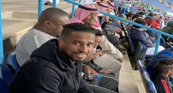 الزلزال ناصر الشمراني مع جماهير الهلال دعما للزعيم