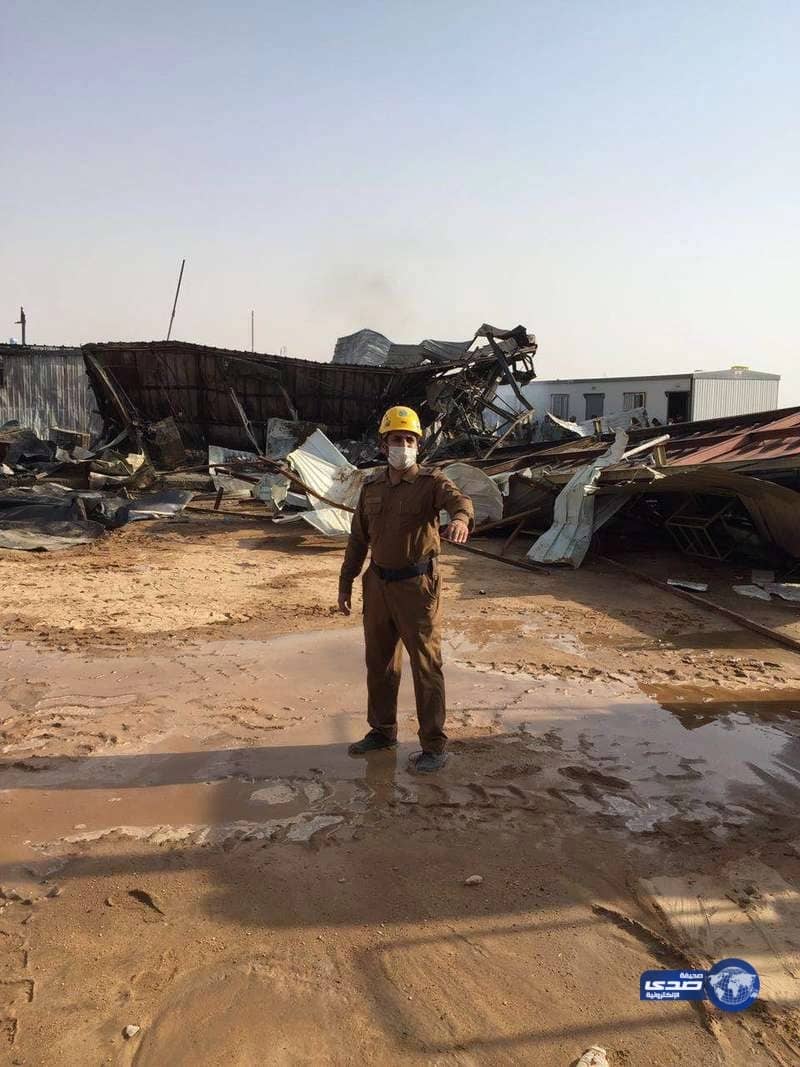 بالصور.. السيطرة على حريق بجامعة سطام بوادي الدواسر