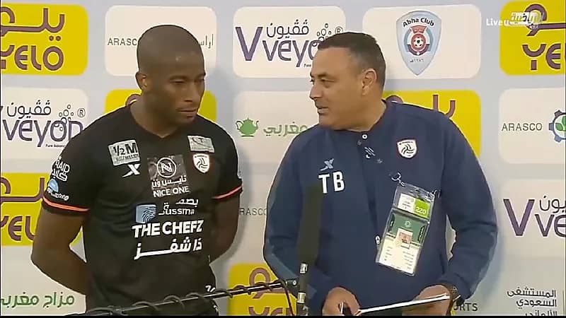 شاهد.. تعليق سيبا على تصدر الشباب الدوري بعد الفوز على أبها