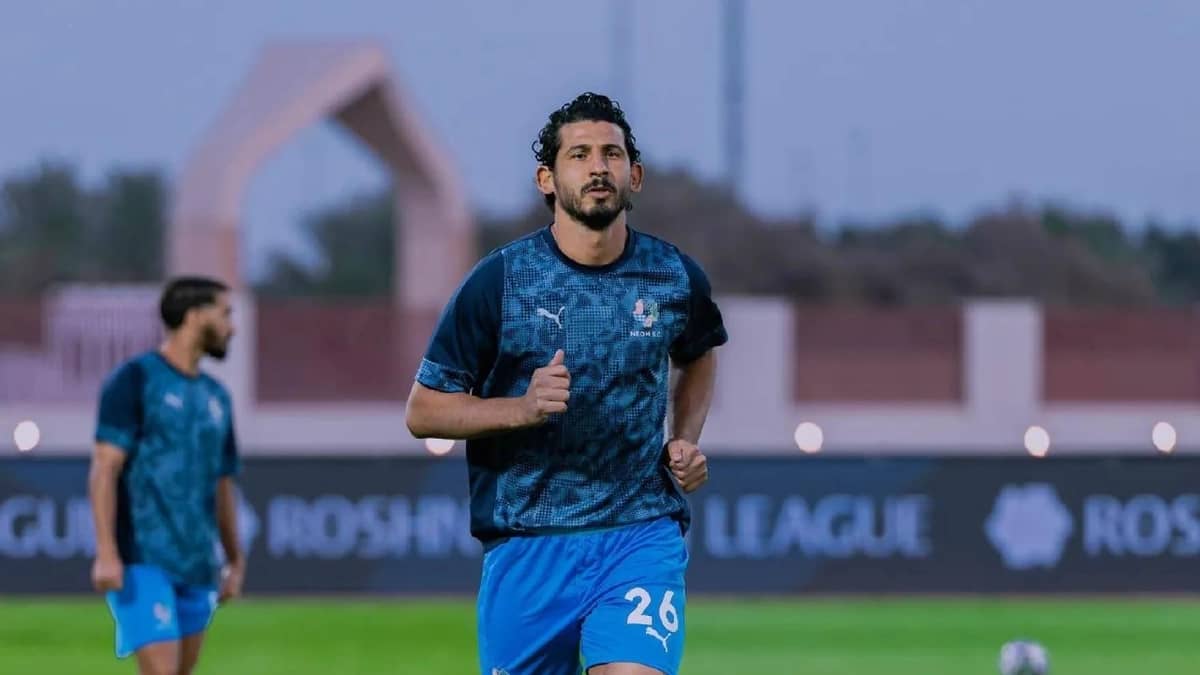 إصابة حجازي تبعده عن نيوم أمام الخلود والنصر