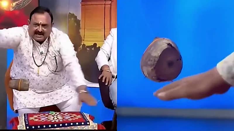 رجل هندي يخدع الجميع بامتلاكه قوة خارقة ولقاء تلفزيوني يفضح سره .. فيديو