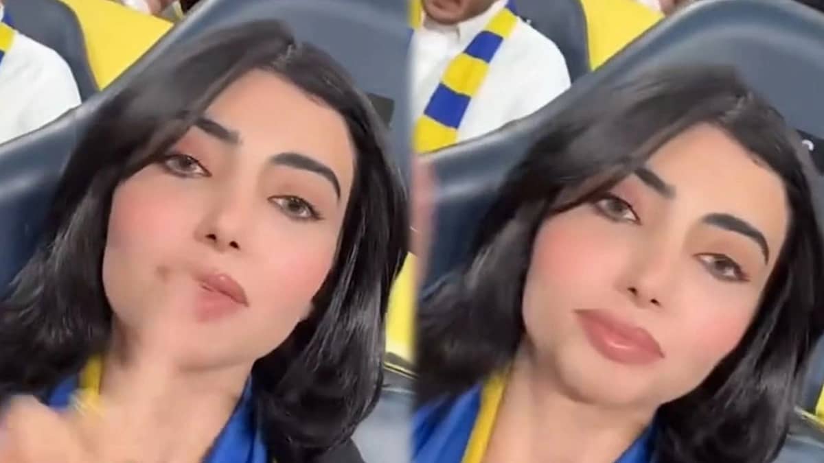 مشجعة نصراوية تعبر عن غضبها من هتافات جماهير النصر.. فيديو