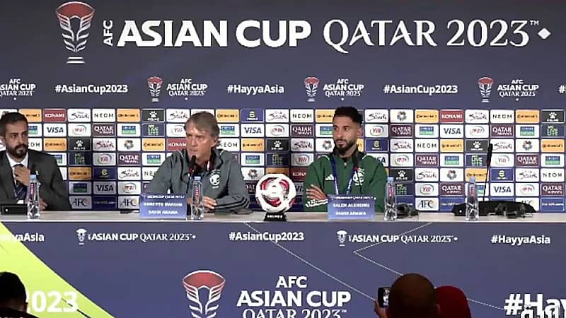 مانشيني يفجر مفاجأة حول سبب استبعاد العقيدي والغنام والفرج .. فيديو