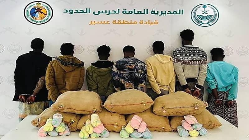 القبض على 24 شخصًا لتهريبهم مواد مخدرة