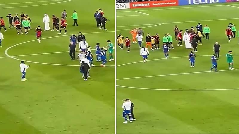 فرحة لاعبي الهلال عقب الانتصار على الريان .. فيديو