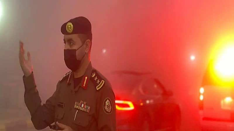 مرور الباحة يدعو جميع قائدي المركبات لأخذ الحيطة والحذر بسبب الضباب