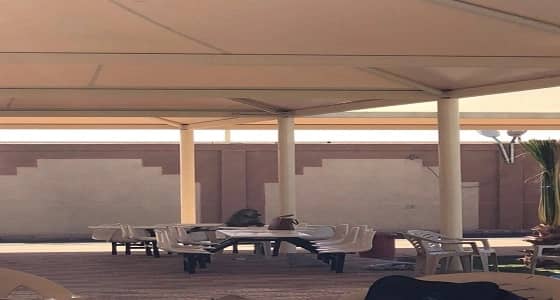 القرود تهزم السور الجديد بمبنى جامعة بيشة في بلقرن