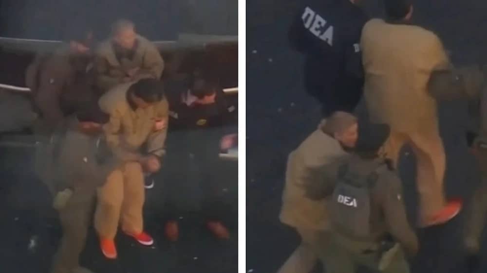 لحظة وصول مادورو وزوجته إلى المحكمة في نيويورك مكبلين اليدين وبحراسة مشددة .. فيديو