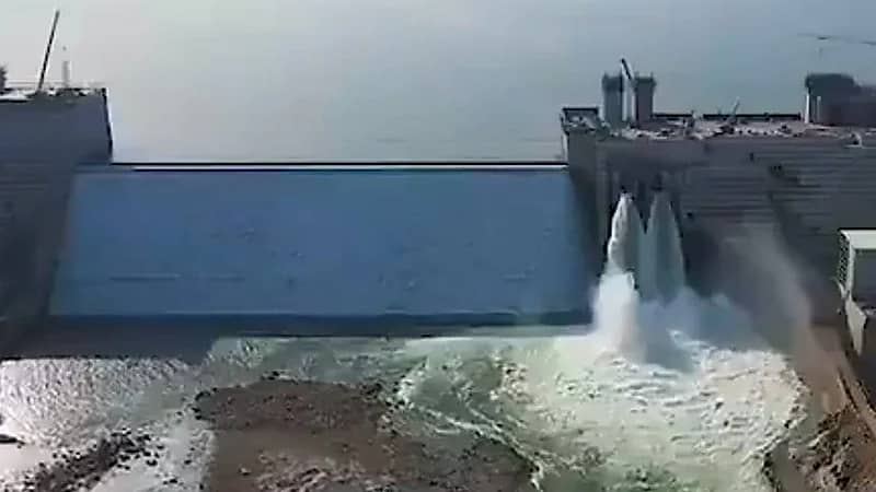 صورة بالأقمار الصناعية توضح استعدادات أثيوبيا للملء الثاني لسد النهضة