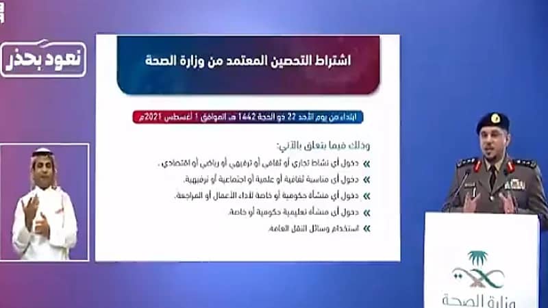 " الداخلية ": لا يوجد غرامة لعدم أخذ لقاح كورونا