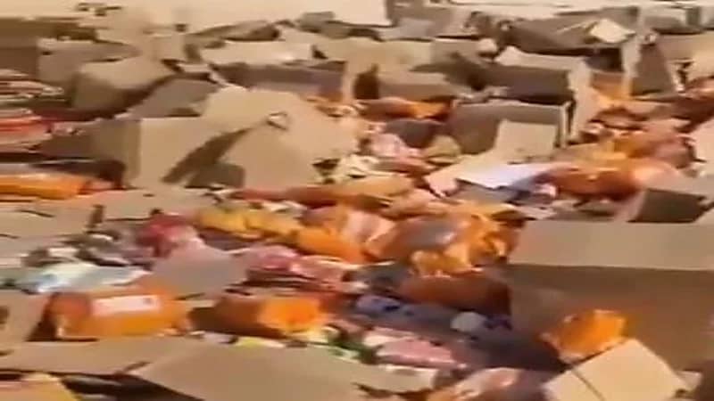 بيان من حملة "كلنا أهل" بشأن المقطع المتداول لمواد غذائية مبعثرة في منطقة برية بالخرج