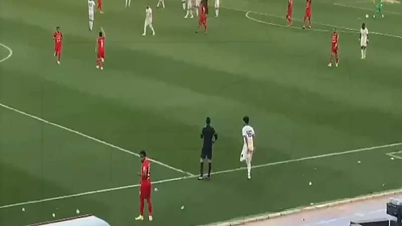 بالفيديو .. حدث غريب في إحدى مباريات دوري يلو