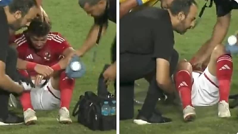 بكاء إمام عاشور بعد إصابته في الدوري المصري .. فيديو