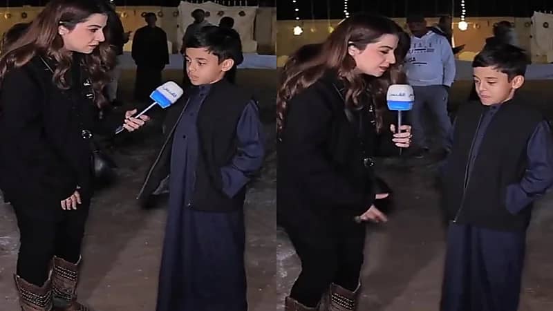 طفل يحرج بيبي الخضري: ابعدي شوي.. فيديو