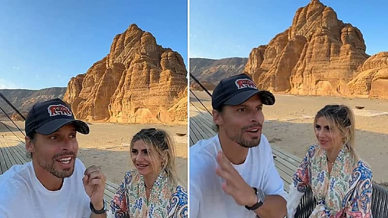 سائح وزوجته يتغزلان في المملكة: لو نسيت أغراضك الثمينة هنا وعدت ستجدها .. فيديو