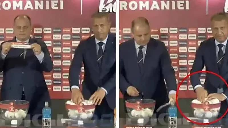 قرعة مزورة على الهواء مباشرة ..فيديو