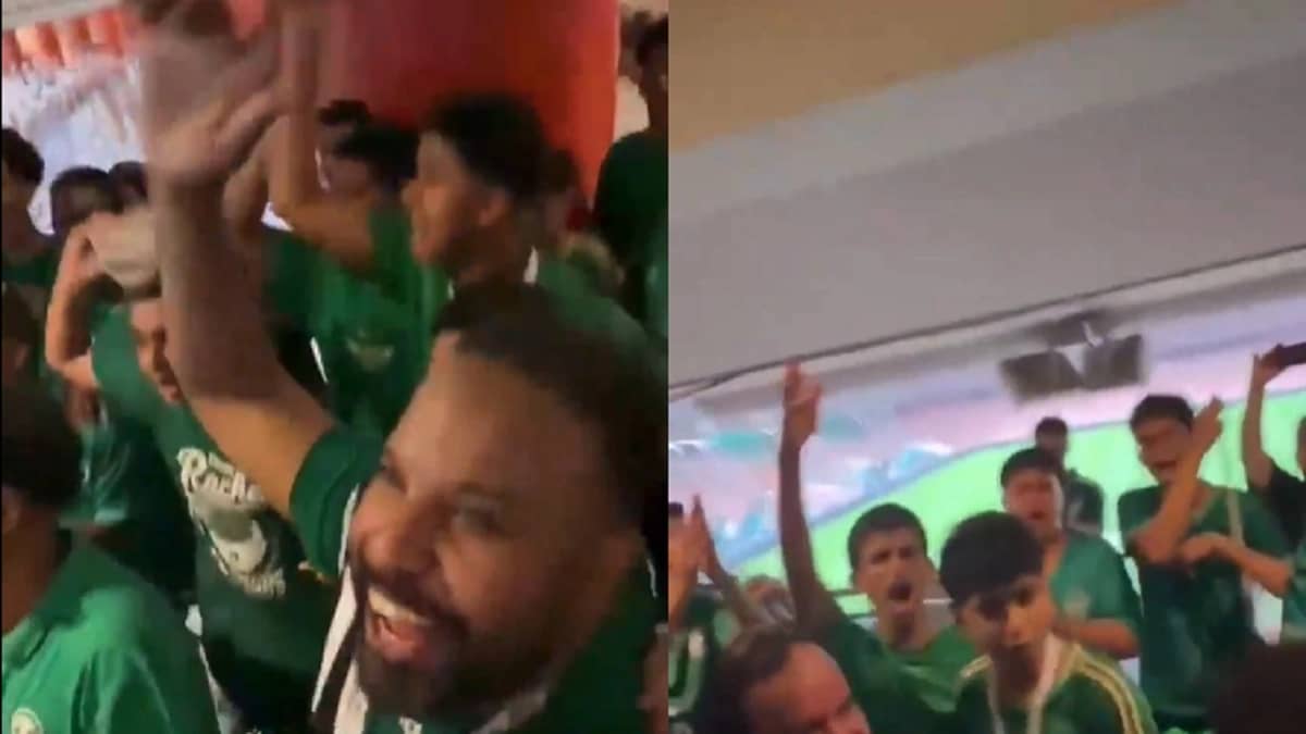 رابطة مشجعي الأخضر تشعل الأجواء قبل لقاء العراق .. فيديو