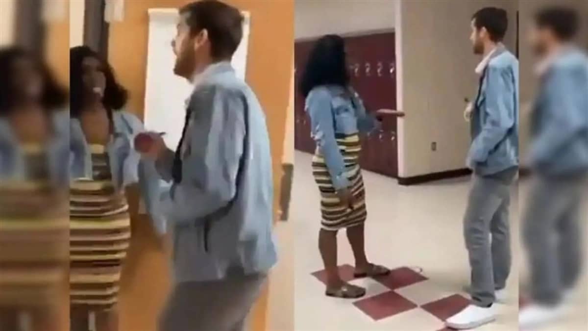 سبب صادم يدفع طالبة لرش معلمها بغاز الفلفل في المدرسة.. فيديو