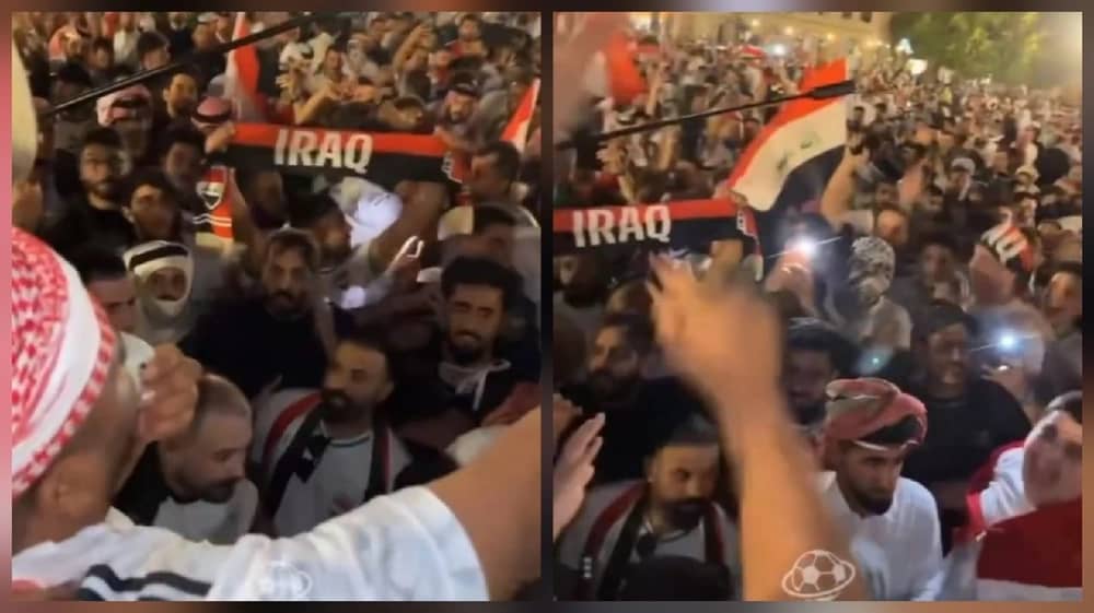 الجماهير العراقية تحتفل في سوق واقف بالتأهل.. فيديو