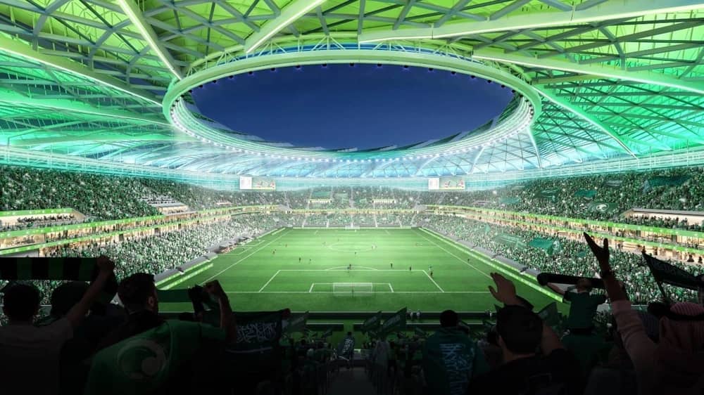 اكتمال تنفيذ محطة نقل الطاقة المخصّصة لمشروع ملعب أرامكو في الخبر.. صور