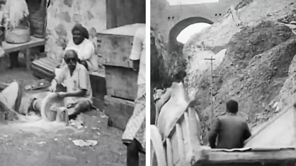 لقطات نادرة للحياة اليومية والأسواق في عدن قبل 86 عامًا .. فيديو